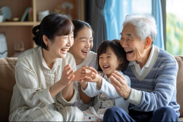 穏やかな日々を過ごすご家族